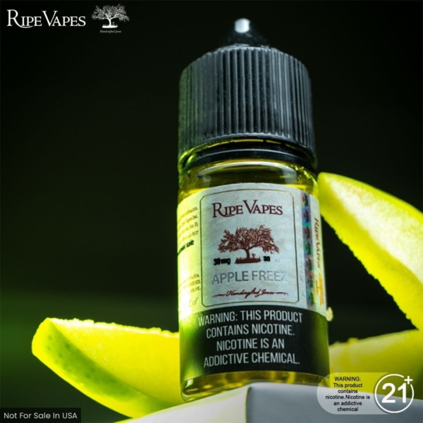 سالت سیب یخ رایپ ویپز RIPE VAPES APPLE FREEZ
