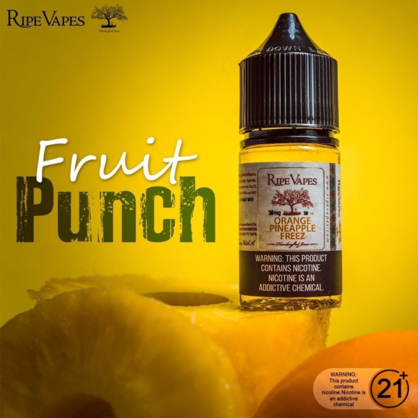 سالت پرتقال آناناس یخ رایپ ویپز Ripe Vapes Orange Pineapple Freez