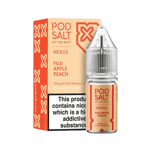 سالت سیب هلو پادسالت PODSALT NEXUS FUJI APPLE PEACH