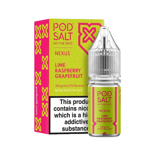 سالت لیمو رزبری گریپ فروت پادسالت PODSALT LIME RASPBERRY GRAPEFRUIT
