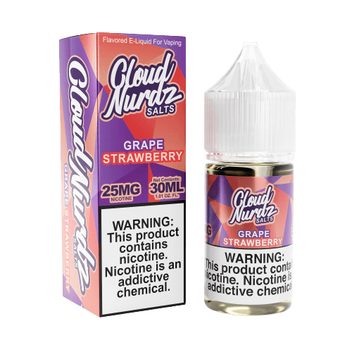 سالت انگور توتفرنگی کلود نوردز CLOUD NURDZ GRAPE STRAWBERRY