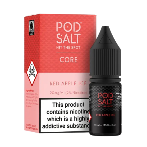 سالت پادسالت سیب قرمز یخ PODSALT Red Apple Ice