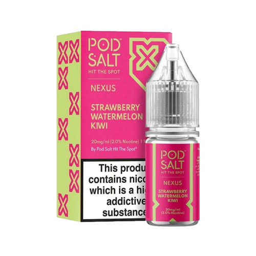 سالت پادسالت توتفرنگی هندوانه کیوی   PODSALT NEXUS STRAWBERRY WATERMELON KIWI