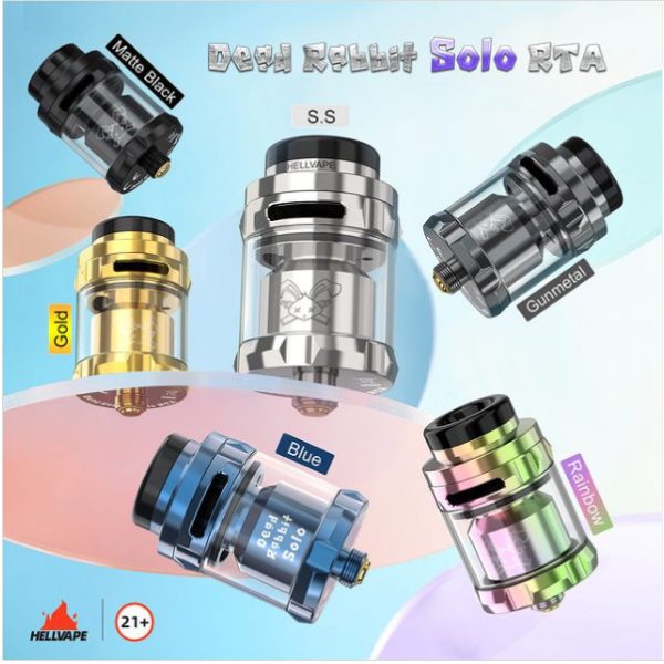 اتومایزر هل ویپ دد ربیت سولو آر تی ای Hellvape Dead Rabbit Solo RTA