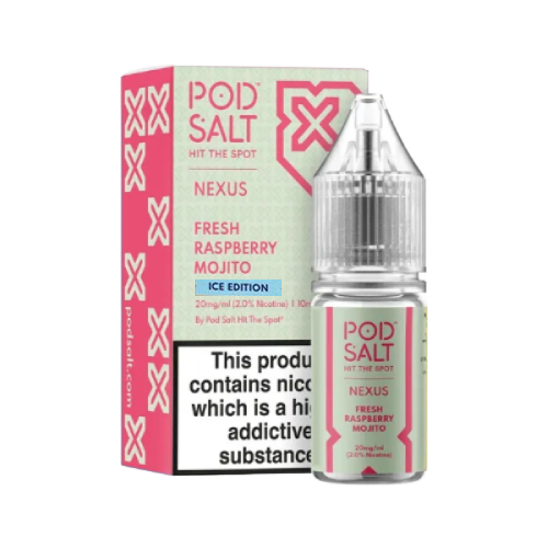 سالت پادسالت رزبری موهیتو یخ PodSalt Nexus Fresh Raspberry Mojito ICE