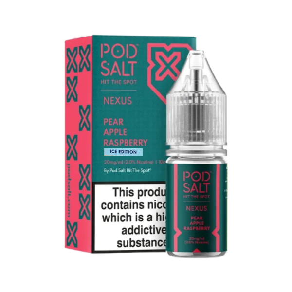 سالت پادسالت گلابی سیب رزبری یخ  PODSALT NEXUS PEAR APPLE RASPBERRY ICE