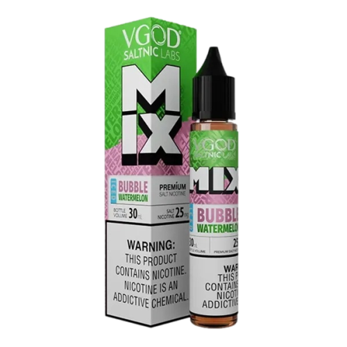سالت میکس  ویگاد آدامس هندوانه یخ  VGOD MIX ICED BUBBLE WATERMELON