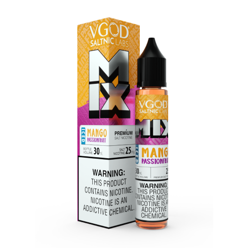 سالت ویگاد میکس انبه پشن فروت یخ  Vgod MIX Iced Mango Passionfruit