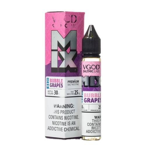 سالت میکس ویگاد آدامس انگور یخ  VGOD MIX ICED Bubble Grapes