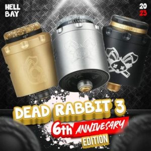 اتومایزر هل ویپ دد ربیت 3 آر دی ای  Hellvape Dead Rabbit 3 RDA 6th Anniversary Edition