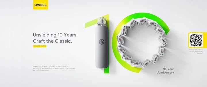 یوول کالیبرن جی 4 کلاسیک، محصول ویژه ده سالگی برند یوول UWELL
